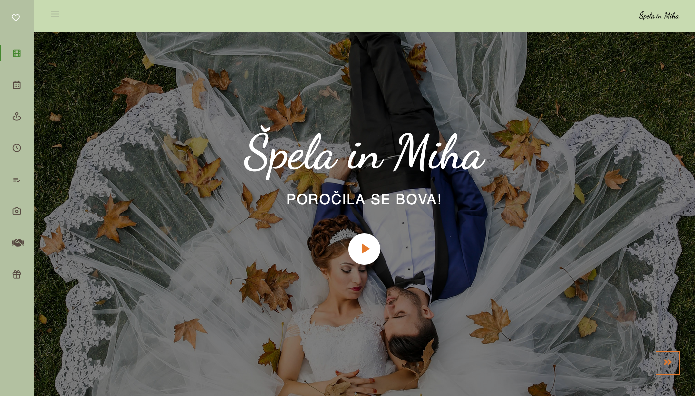 Fotografija primera vabila